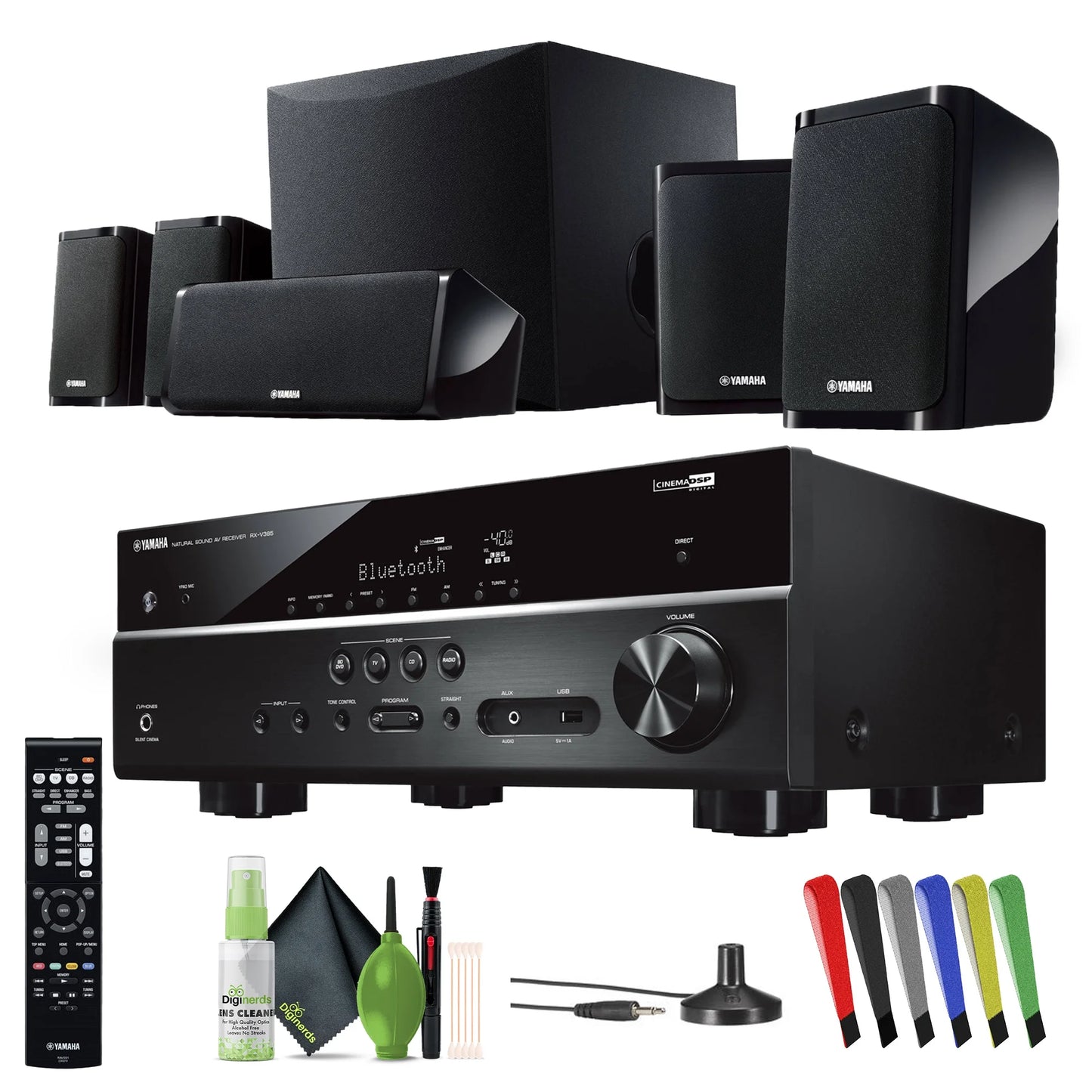 5.1 Channel Bluetooth Home Theater System - 52.24 lbs